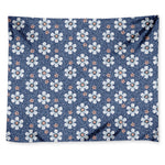 Flower Denim Jeans Pattern Print Tapestry