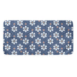 Flower Denim Jeans Pattern Print Towel
