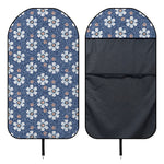 Flower Denim Jeans Pattern Print Waterproof Car Seat Cover