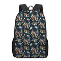 Flower Dream Catcher Pattern Print 17 Inch Backpack
