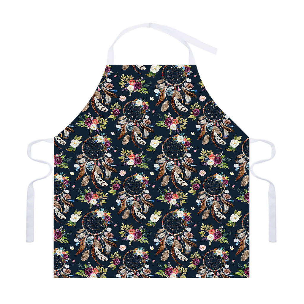 Flower Dream Catcher Pattern Print Adjustable Apron