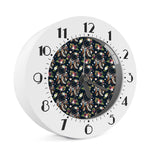 Flower Dream Catcher Pattern Print Alarm Clock