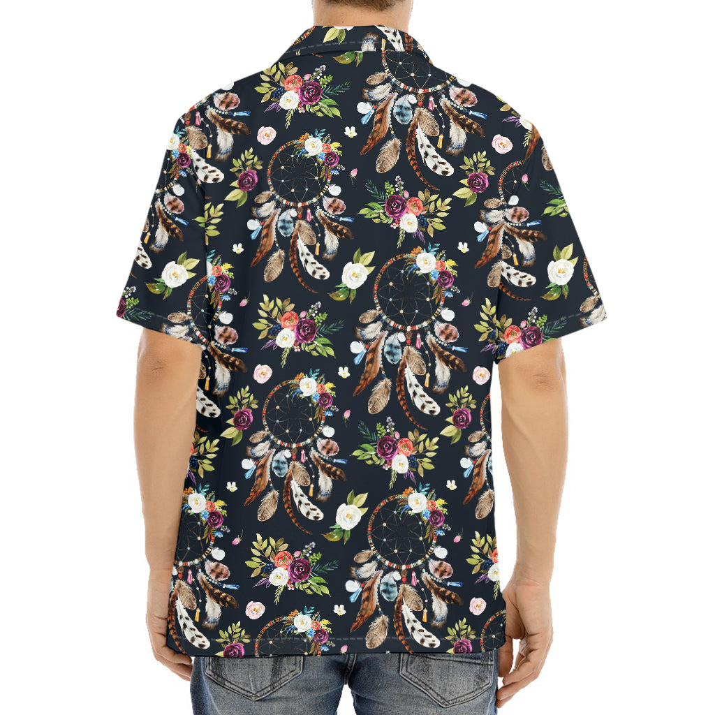 Flower Dream Catcher Pattern Print Aloha Shirt