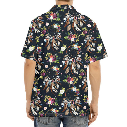 Flower Dream Catcher Pattern Print Aloha Shirt