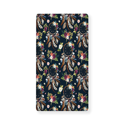Flower Dream Catcher Pattern Print Baby Crib Sheet