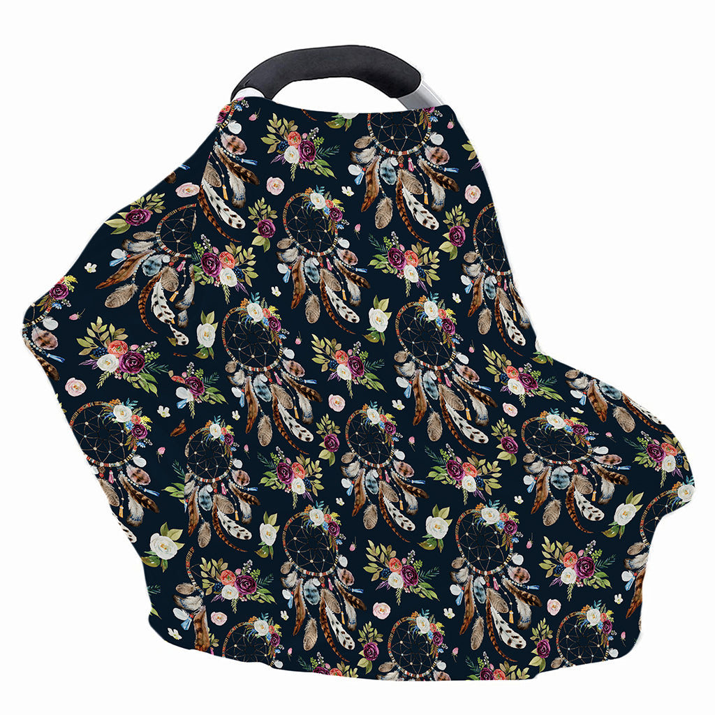 Flower Dream Catcher Pattern Print Baby Seat Cover