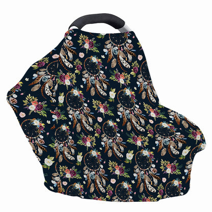 Flower Dream Catcher Pattern Print Baby Seat Cover