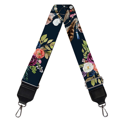 Flower Dream Catcher Pattern Print Bag Strap