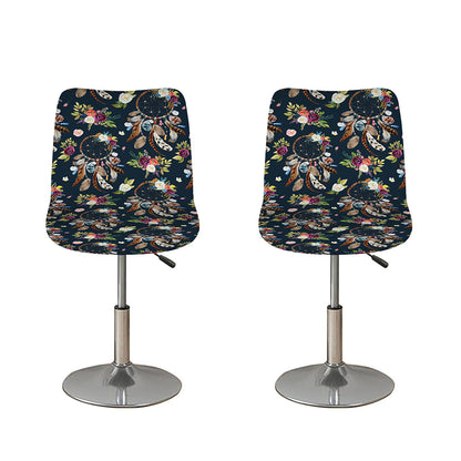 Flower Dream Catcher Pattern Print Bar Stool Covers