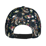 Flower Dream Catcher Pattern Print Baseball Cap