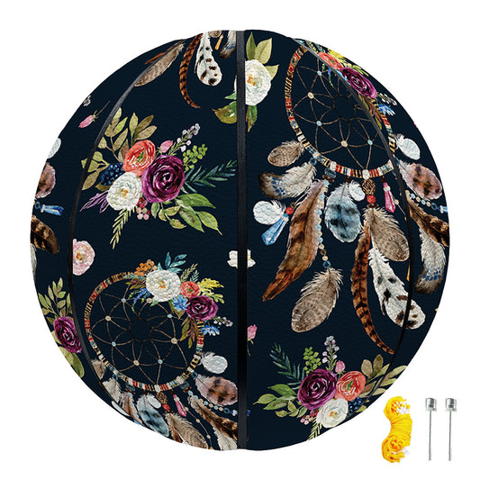 Flower Dream Catcher Pattern Print Basketball