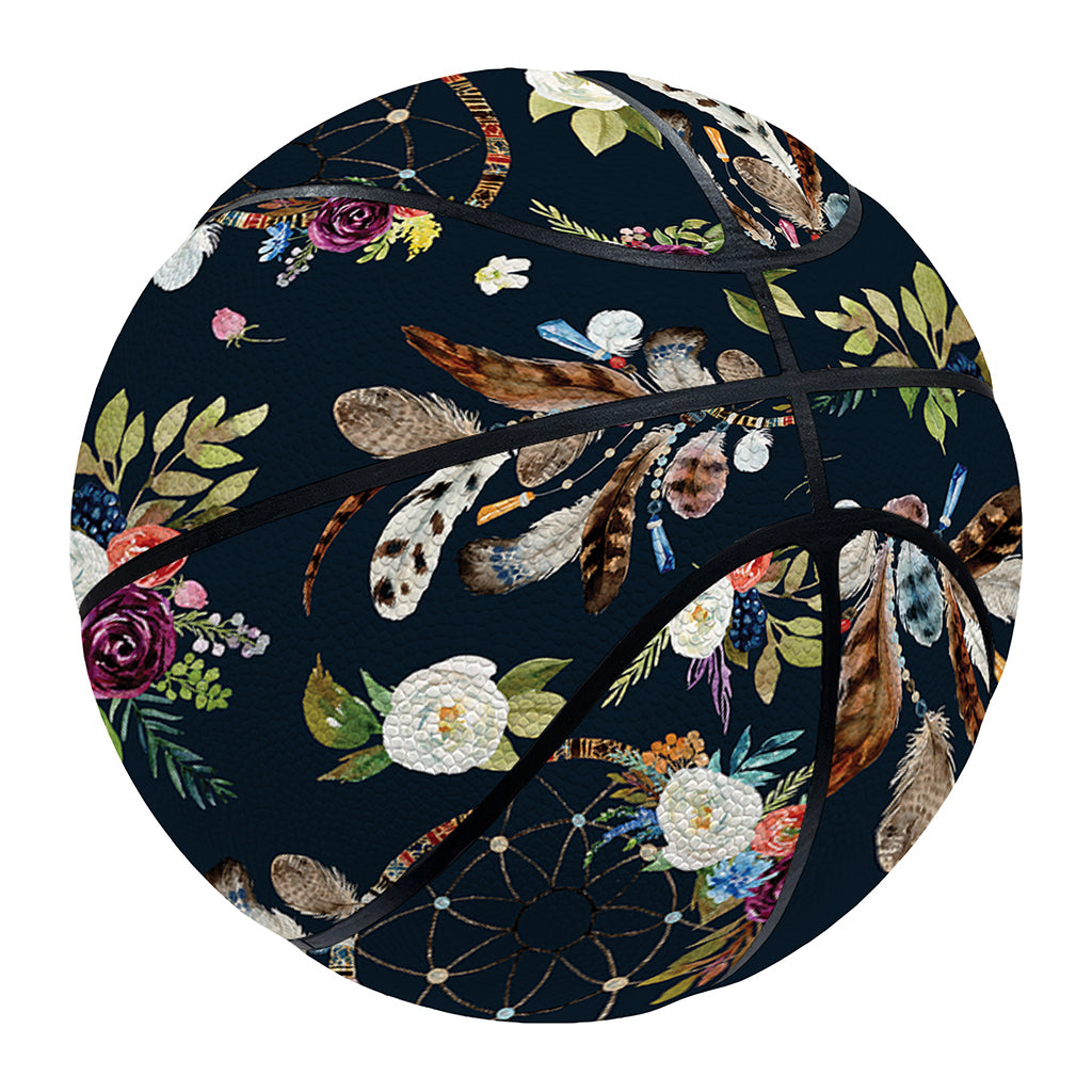 Flower Dream Catcher Pattern Print Basketball