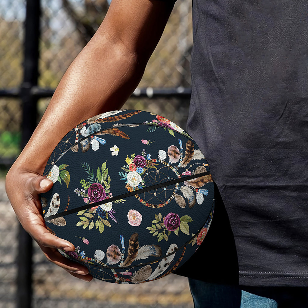 Flower Dream Catcher Pattern Print Basketball