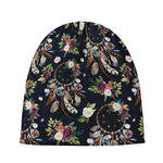 Flower Dream Catcher Pattern Print Beanie