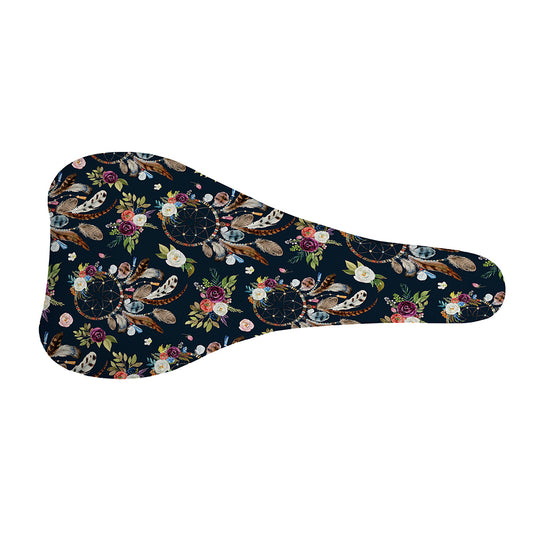 Flower Dream Catcher Pattern Print Bicycle Seat Cover