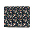 Flower Dream Catcher Pattern Print Bifold Wallet