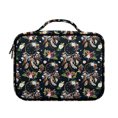 Flower Dream Catcher Pattern Print Briefcase Bible Bag