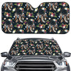 Flower Dream Catcher Pattern Print Car Windshield Sun Shade