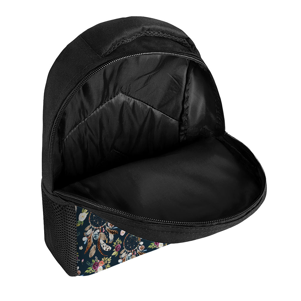 Flower Dream Catcher Pattern Print Casual Backpack