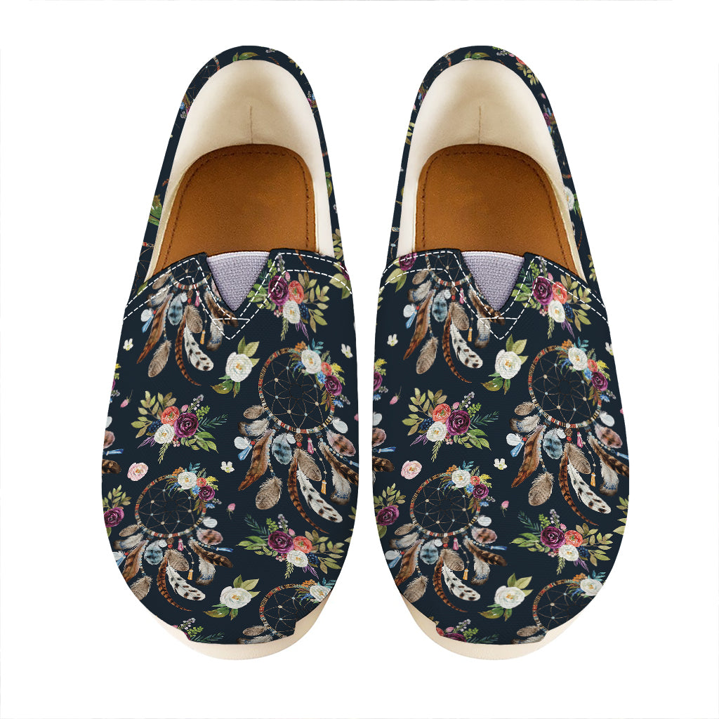 Flower Dream Catcher Pattern Print Casual Shoes