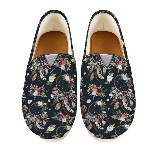 Flower Dream Catcher Pattern Print Casual Shoes