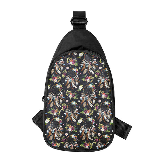 Flower Dream Catcher Pattern Print Chest Bag