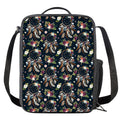 Flower Dream Catcher Pattern Print Crossbody Lunch Bag
