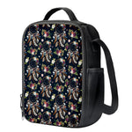 Flower Dream Catcher Pattern Print Crossbody Lunch Bag