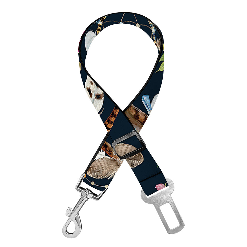 Flower Dream Catcher Pattern Print Dog Seat Belt