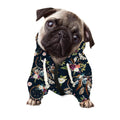 Flower Dream Catcher Pattern Print Dog Zip Up Hoodie