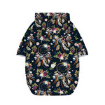Flower Dream Catcher Pattern Print Dog Zip Up Hoodie