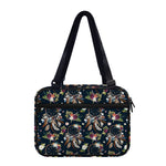 Flower Dream Catcher Pattern Print Double Strap Bible Bag