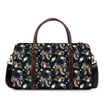 Flower Dream Catcher Pattern Print Duffle Bag