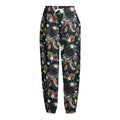Flower Dream Catcher Pattern Print Fleece Lined Knit Pants