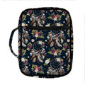 Flower Dream Catcher Pattern Print Front Pocket Bible Bag