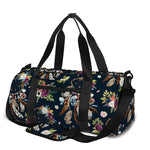 Flower Dream Catcher Pattern Print Gym Bag