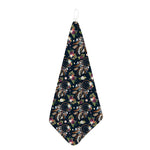 Flower Dream Catcher Pattern Print Hand Towel
