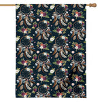 Flower Dream Catcher Pattern Print House Flag
