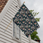 Flower Dream Catcher Pattern Print House Flag