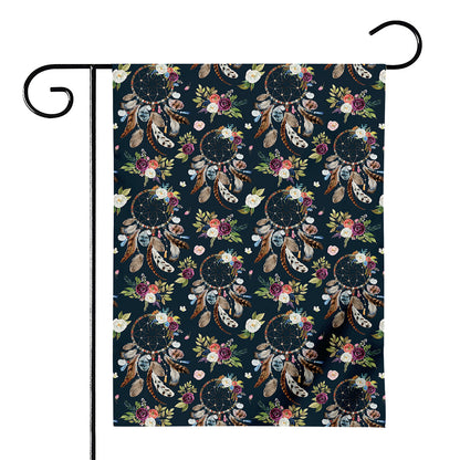 Flower Dream Catcher Pattern Print House Flag