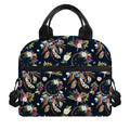 Flower Dream Catcher Pattern Print Insulated Lunch Bag