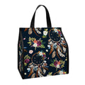 Flower Dream Catcher Pattern Print Insulated Lunch Tote