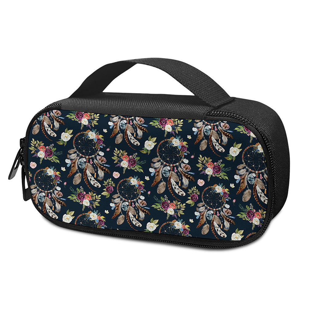Flower Dream Catcher Pattern Print Insulin Cooler Travel Case