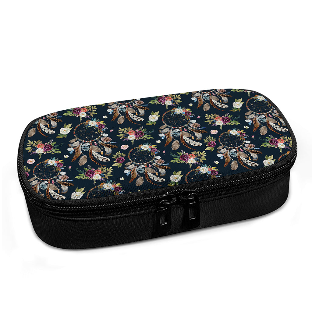 Flower Dream Catcher Pattern Print Insulin Cooler Travel Case