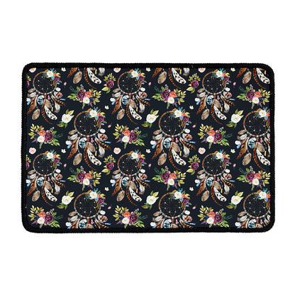 Flower Dream Catcher Pattern Print Kitchen Mat