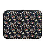 Flower Dream Catcher Pattern Print Laptop Sleeve