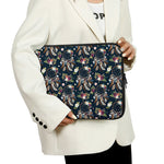Flower Dream Catcher Pattern Print Laptop Sleeve