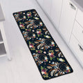 Flower Dream Catcher Pattern Print Long Kitchen Mat