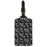 Flower Dream Catcher Pattern Print Luggage Tag