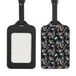 Flower Dream Catcher Pattern Print Luggage Tag